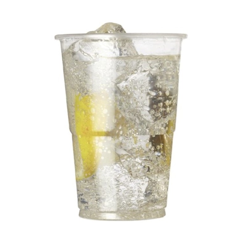 eGreen 100 Premium Disposable Cups, Strong Extra Clear Polypropylene (PP)