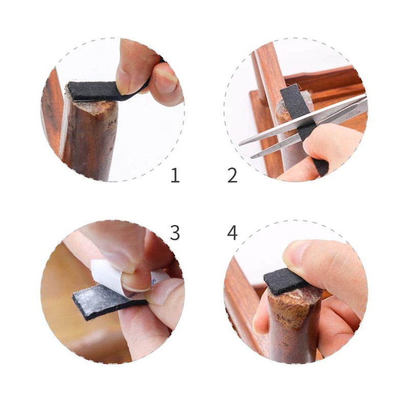 Shintop Felt Tape DIY Adhesive Heavy Duty Felt Strip Roll