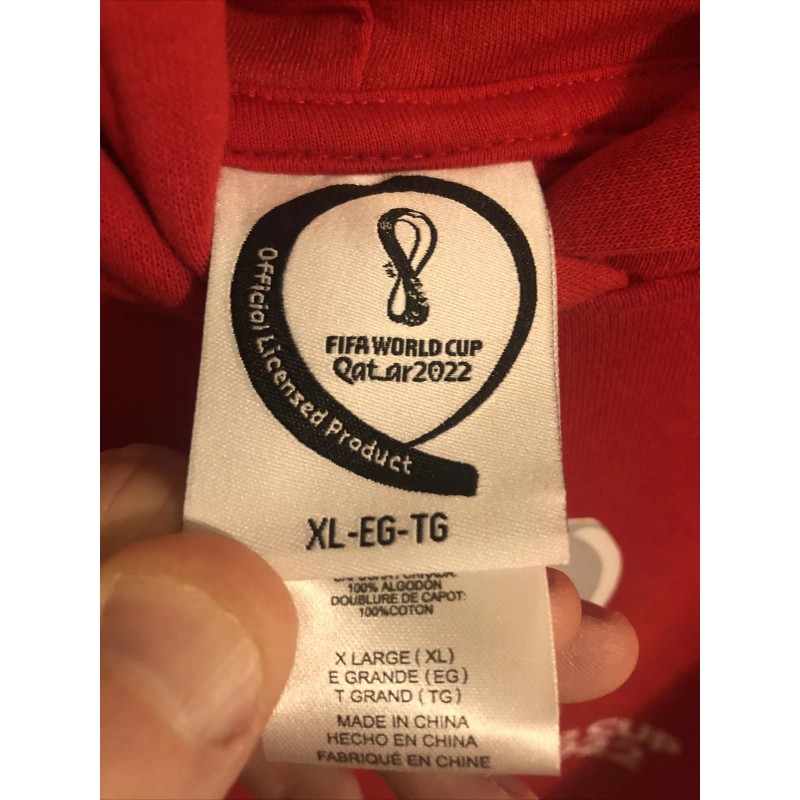 FIFA Outerstuff FIFA World Cup 2022 Denmark Red Hoodie Women’s