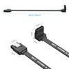 SATA Cable III 0.6FT (2-Pack), 7-Pin 90 Degree Right Angle