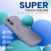 Miracase Magnético Iphone Funda Compatible Magsafe Cubierta Integrada Silicona Control