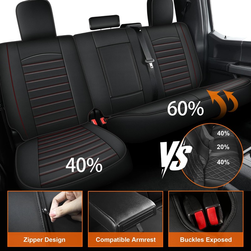 for Ford F150 Seat Covers 2009-2024 2025 2026 F250 F350