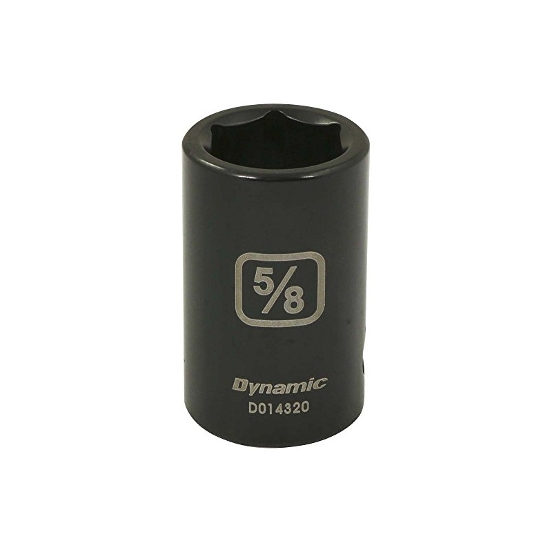 Dynamic Tools 1/2-Inch Drive 6 Point SAE, 5/8-Inch Standard Length,