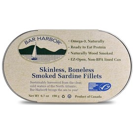 Bar Harbor Wild Smoked Kippers 6.7 oz (Pack of 12)