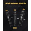 Mr.wintek Socket Adapter, 3 Pieces, 1/4 Inch, 3/8 Inch, 1/2