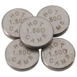 Hot Cams 1.50mm 5 Piece Shim Kit 5PK748150 for Honda CRF, Kawasaki KX, Suzuki RMZ & Yamaha WR YZ Dirt Bikes, Pink