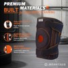 Knee Brace, Adjustable Compression Knee Support with Side Stabilizers, Patella