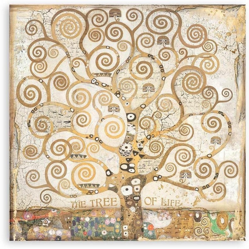 Stamperia International Scrapbooking Pad-Maxi Background Selection-Klimt, Various, 30.5x30.5 cm