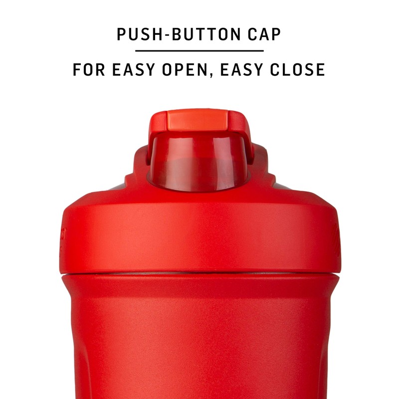 BlenderBottle Strada Shaker Cup Insulated Stainless Steel Water Bottle with