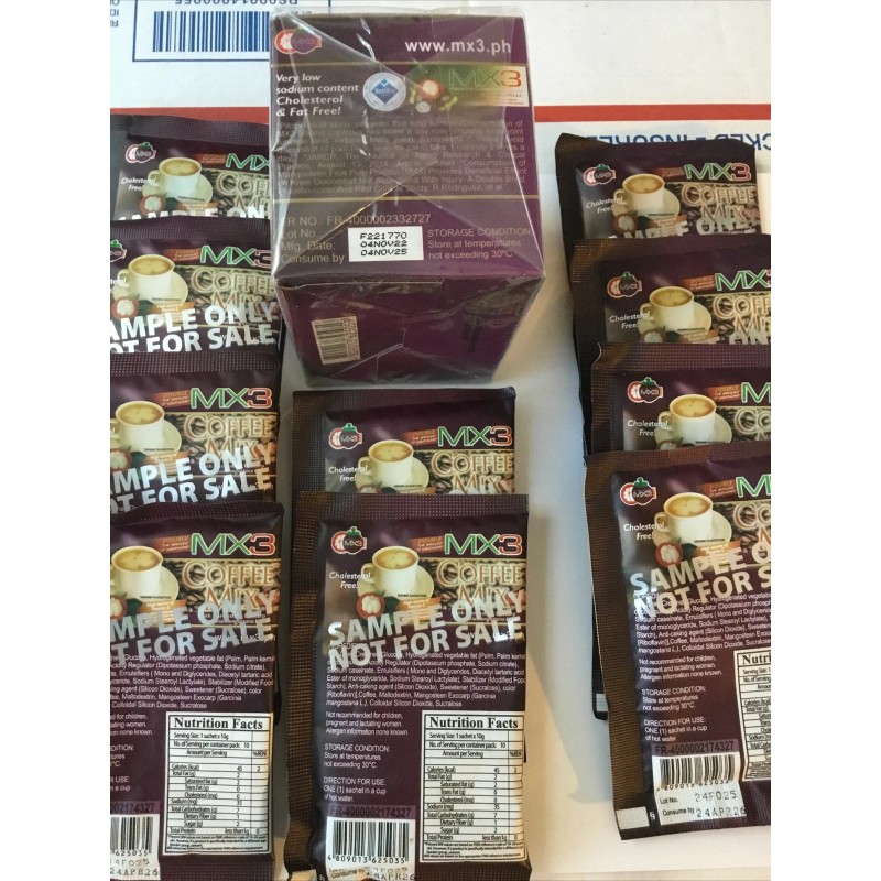 Mx3 Buy1 MX3 MANGOSTEEN60 CAPSULES&get 10 Sachet Free Coffee And