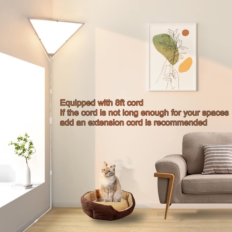 haultop Corner Light, Plug in Overhead Light with Switch, Corner