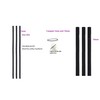 Mens Pack Of 3 Thin Elastic Football Hair Headbands