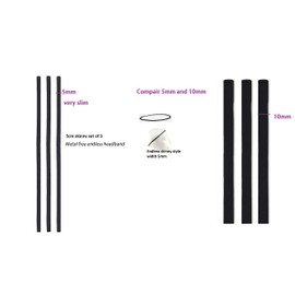 Mens Pack Of 3 Thin Elastic Football Hair Headbands