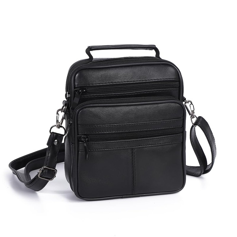 SOTALA Genuine Leather Flight Companion Shoulder Bag Work Bag Messenger
