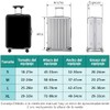 Funda para maletas de viaje,Cubre Protectora de Equipaje,Lavable y resistente