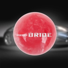 Unbranded JDM BRIDE Red Pearl Round Ball Manual Gear Stick Shift Knob Shifter Universal