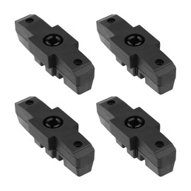4 pastillas de freno de bicicleta de repuesto compatibles con Magura HS11 HS22 HS24 HS33 HS66 cubierta de freno de bicicleta de carretera, accesorios de bicicleta, color negro