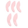 5pcs Curve Handle Lash Comb Stainless Steel Folding Eyelash Teeth
