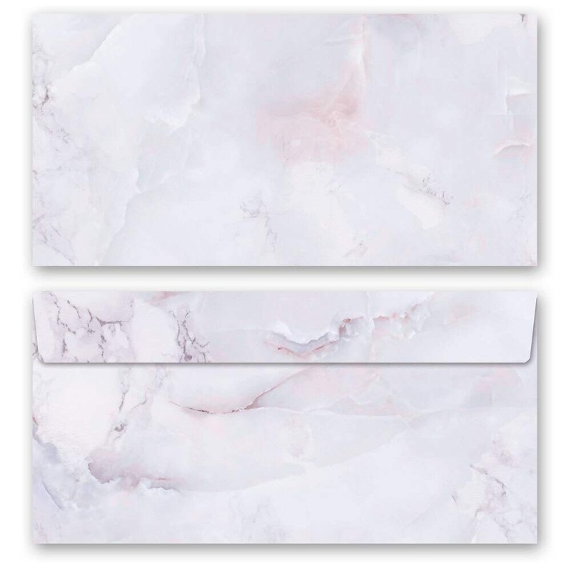 Writing Paper Sets Marble and Structure, Marble Lilac, 20 Sheets