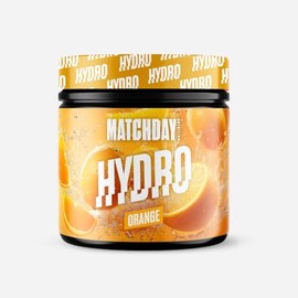 HYDRO - Elektrolyt Pulver für Sportler I Hydration & Performance Booster – 400g Dose (20 Portionen) I Für Ausdauer, Fitness & Muskelregeneration I 75% weniger Zucker (Orange) - MATCHDAY NUTRITION
