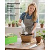 Grenebo Gardening Tools, 10-Piece Garden Tools Gift Set for Women,