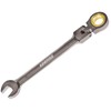 Egofine 10mm Ratchet Wrench Flex Head, 10mm Wrench Ratcheting Combination