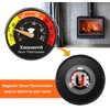 Stove Thermometer, Magnetic Log Burner Thermometer, Log Burner Accessories, Fireplace