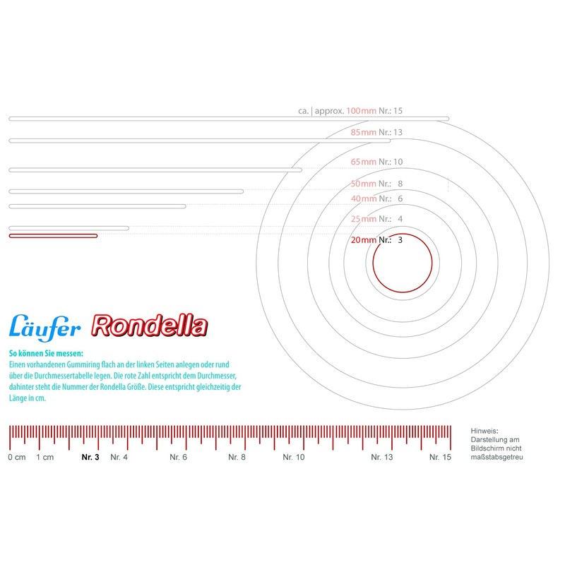 Rondella Runner Rubber Rings 10 g Bag 20mm Ø