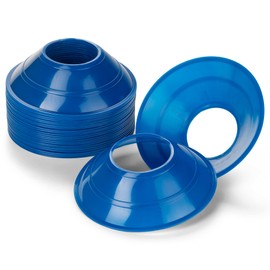 Champion Sports Mini Neon Field Cones, Blue, 5"