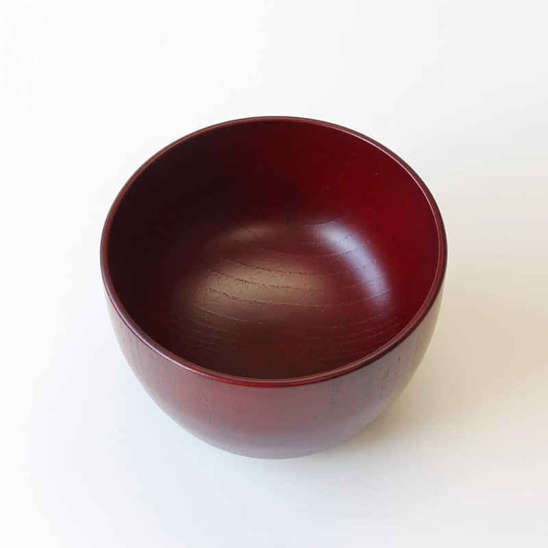 Kishu Lacquerware WG-472209 Seibei Kakuda Soup Bowl Grip Ball, Nano-Coat,