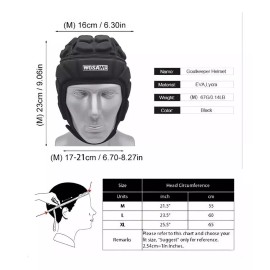 SD Casco Epilepsia Autismo Convulsiones,rugby, Portero, Tocho