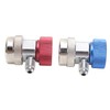 2pcs High Low Quick Coupler for R134A A/C Manifold Gauge