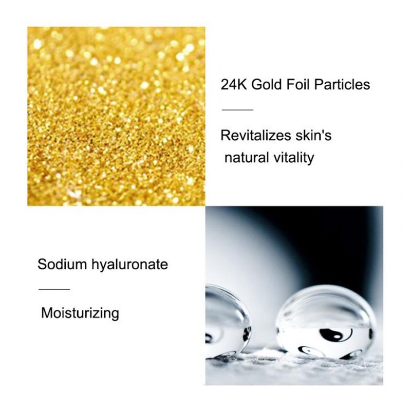 24k Gold Hyaluronic Acid Anti Aging Serum Whitening Vitamin C