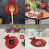 Spoon Rest 2 Pcs Spoon Holder For Stove Top Ceramic