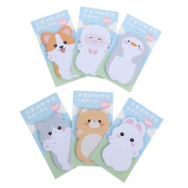 Operitacx Memo-set Cartoon Pastell 6 Sets Selbstklebend Spaß Zum Schreiben Von Plänen Und Zeitplänen