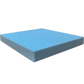 Upholstery Premium High Density Memory Foam Pad Ultra Plush Cushion Mattress Topper, 20"X18"X4", 2 Pack