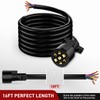 Nilight 16 Feet 7 Way Inline Trailer Cord Heavy Duty
