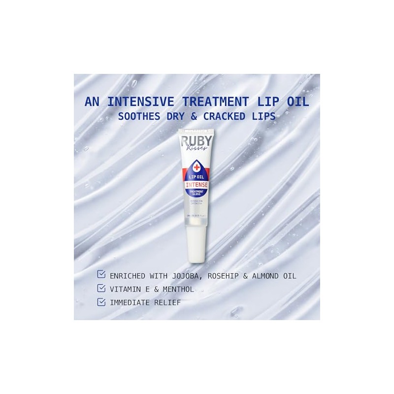 Ruby Kisses Aceite Labial Hidratante con Brillo de Tratamiento Intenso