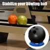Sinbana Bowling Balls Sanding Pad Holder, Plastic Universal Bowling Display