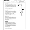Westbrass D203-NL-20 6" Touch-Flo Style Pure Cold Water Dispenser Faucet,