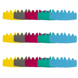 5 Pcs Colorful Baseball Caps Inserts Flexible Washable Reusable Hat Felt Shapers Hat Sweat Liner Hat Support Brim for Fitted Ball Sports Cap Insert, 5 Colors