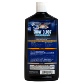 Gliptone Show Gloss Liquid Carnauba Wax, 16 Fl Oz, High Gloss Finish, Easy On/Off Application, Non-Abrasive & Clear Coat Safe, Restores Shine, Depth & Vibrant Color