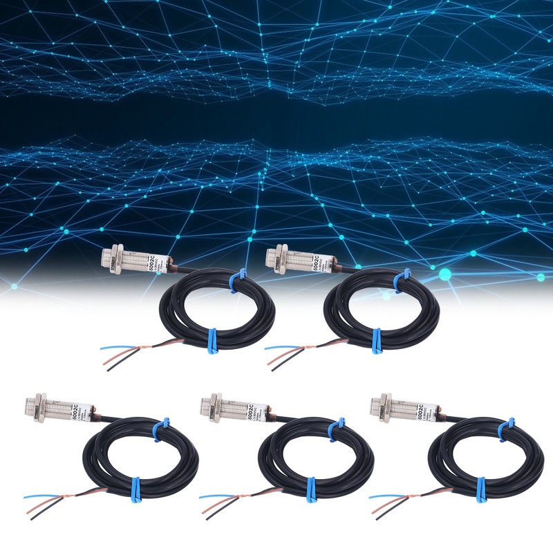 5Pcs Inductive Proximity Sensor Switch NPN 5‑30VDC Magnetic Hall Detector