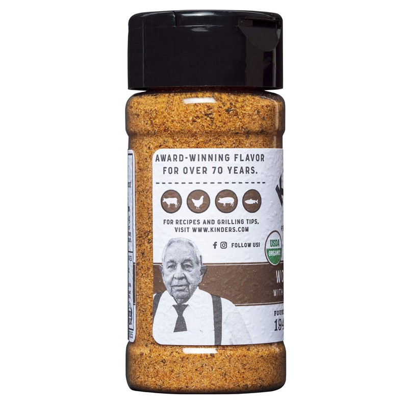 Kinder's Woodfired Garlic Rub (Keto Friendly), 3.5 Oz.