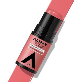 Tinta en Barra Multiusos Almay Color & Care Tint Stick Rostro Ojos Labios Tono Coral Flush 7gr