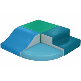 TODIBY 4-Pieces Climbing Toys for Toddlers: PU Leather - Soft Play Climbing for Toddlers - Foam Climbing Blocks for Crawling and Sliding Indoor Playground for Kids