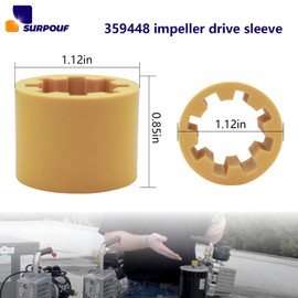 SURPOUF 359448,Power Systems Impeller Drive Sleeve 359448 Compatible with Kohler 4EF 4EFCD 5E 5ECD 6EF 6EFCD 7.3E 7.3ECD