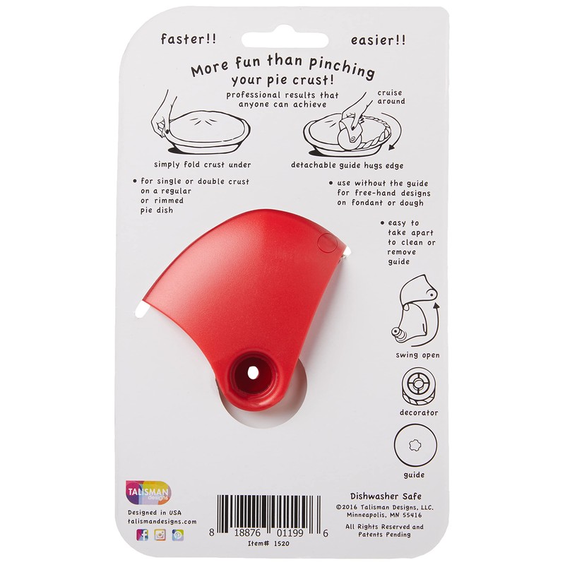 Talisman Designs Pastry Wheel Pie Crust Decorator | Pie Crust