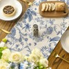 Artoid Mode Monochrome Sketch Floral Birds Spring Table Runner, Summer