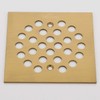 VOURUNA Square 4-1/4（4.25） inch （108mm*108mm） Screw-in Shower Floor Drain Grate